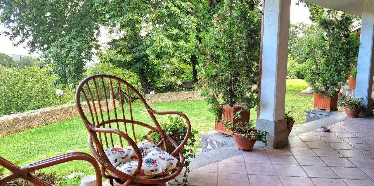 Villa Carolina - Piscina E Parco Panoramico Campagnano Di Roma Dış mekan fotoğraf