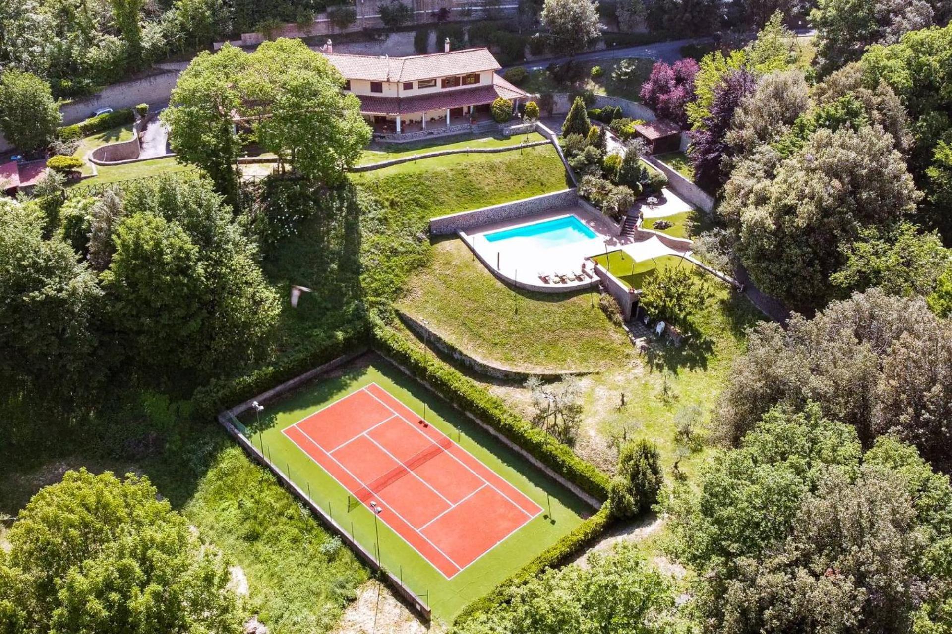 Villa Carolina - Piscina E Parco Panoramico Campagnano Di Roma Dış mekan fotoğraf