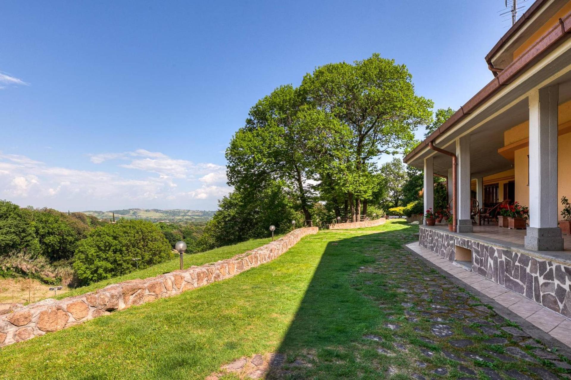 Villa Carolina - Piscina E Parco Panoramico Campagnano Di Roma Dış mekan fotoğraf