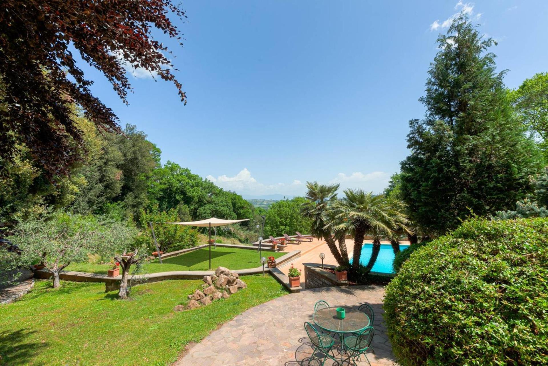 Villa Carolina - Piscina E Parco Panoramico Campagnano Di Roma Dış mekan fotoğraf