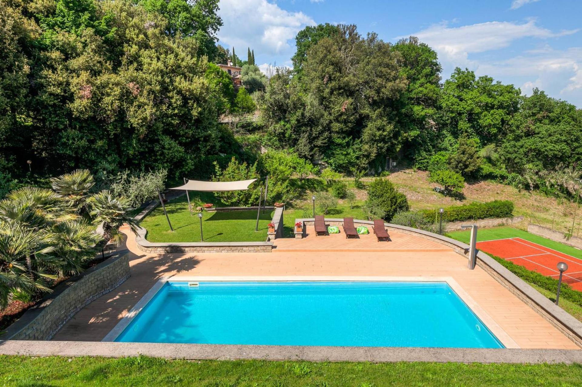 Villa Carolina - Piscina E Parco Panoramico Campagnano Di Roma Dış mekan fotoğraf