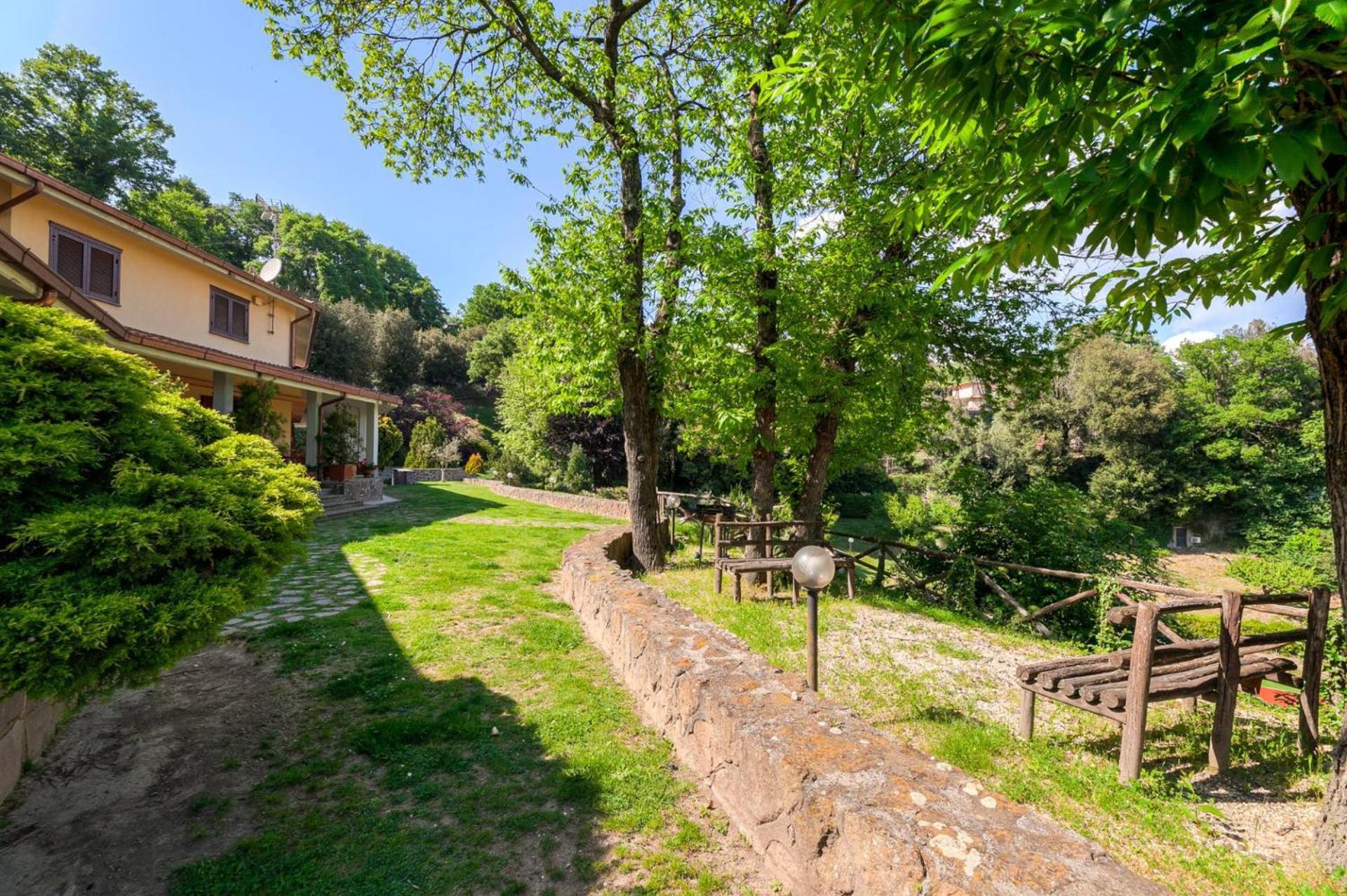 Villa Carolina - Piscina E Parco Panoramico Campagnano Di Roma Dış mekan fotoğraf